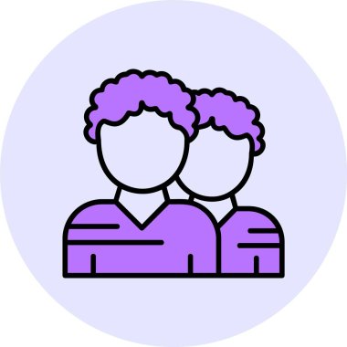 Takım web simgesi, basit vektör illüstrasyonu