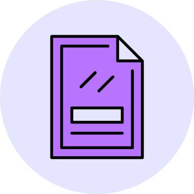 dosya belgesi vektör illüstrasyonu