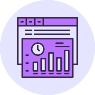 Oturum süresi vektör illüstrasyonuName