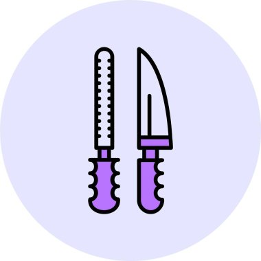 Ağ simgesi keskinleştiriliyor, basit vektör illüstrasyonu