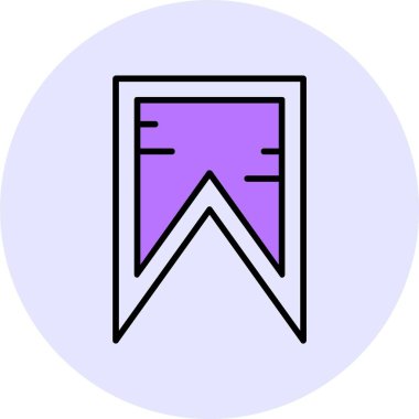 Yer imi web simgesi, basit vektör illüstrasyonu