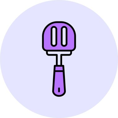 Skimmer web simgesi, basit vektör illüstrasyonu