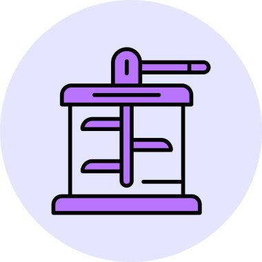 Cutter ağ simgesi, basit vektör illüstrasyonu