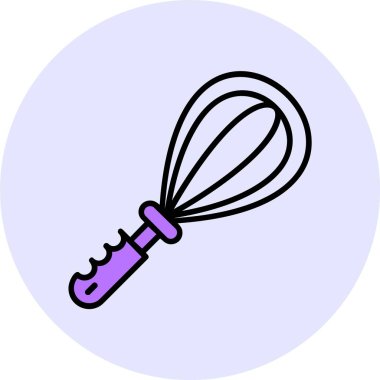 çırpma web simgesi, basit vektör illüstrasyonu