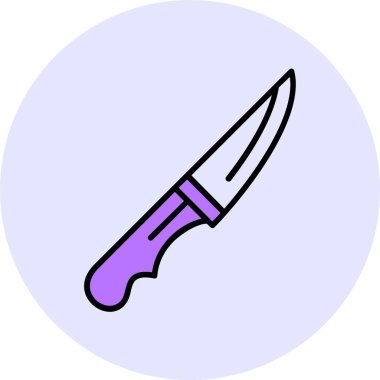 Blade web simgesi, basit vektör illüstrasyonu