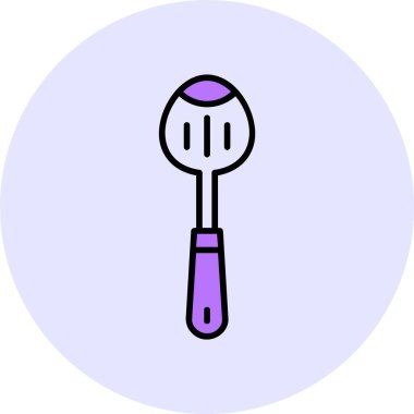 Skimmer web simgesi, basit vektör illüstrasyonu