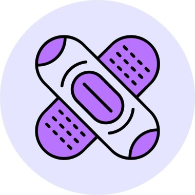 Alçı ağ simgesi, basit vektör illüstrasyonu