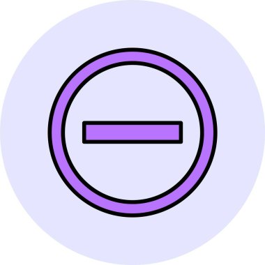 Web simgesini kaldır, basit vektör illüstrasyonu