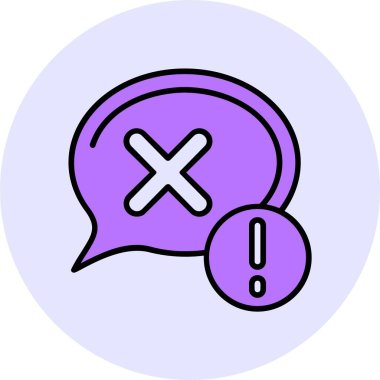 Çapraz ağ simgesi, basit vektör illüstrasyonu