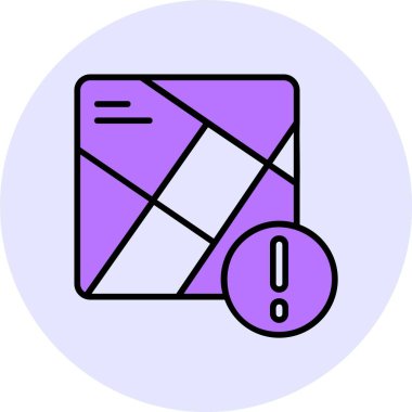 Harita web simgesi, basit vektör illüstrasyonu