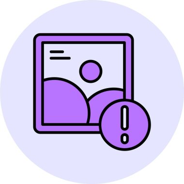 Fotoğraf web simgesi, basit vektör illüstrasyonu