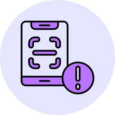 Web simgesini tara, basit vektör illüstrasyonu