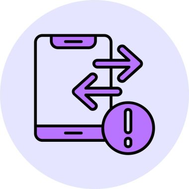 Aktarım web simgesi, basit vektör illüstrasyonu