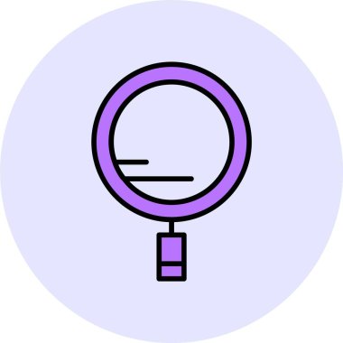 arama web simgesi, basit vektör illüstrasyonu