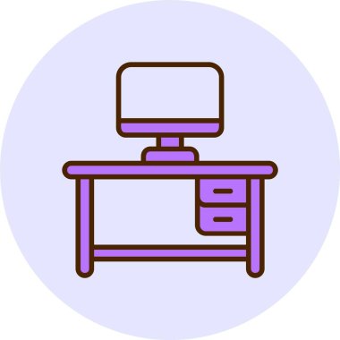 masa simgesi, vektör illüstrasyon tasarımı