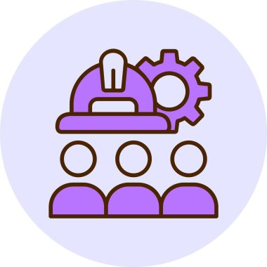 Çeşitli İş Gücü vektör illüstrasyonları 