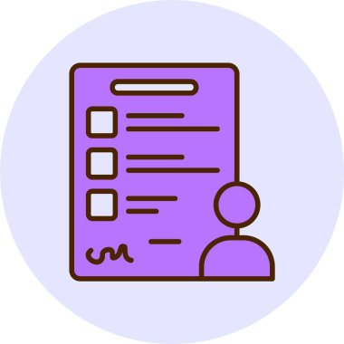 görev simgesi vektör illüstrasyon tasarımı