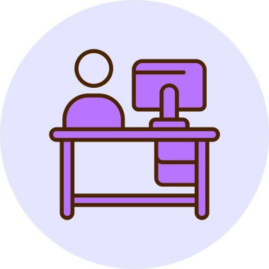 masa simgesi, vektör illüstrasyon tasarımı