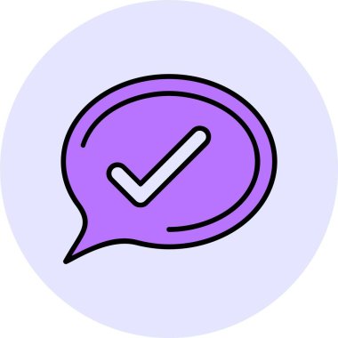 Basit illüstrasyon web simgesini işaretle 