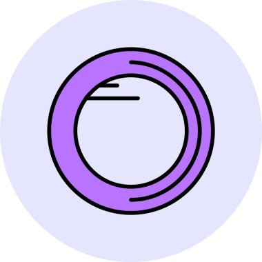 Bozuk para ikonu vektör illüstrasyon tasarımı