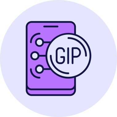 Gibraltar Pound ikon vektör illüstrasyonu 