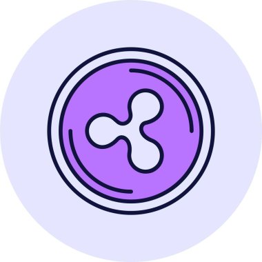 Dalgacık Ağ simgesi, basit vektör illüstrasyonu