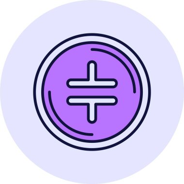 Teta Ağ simgesi, basit vektör illüstrasyonu