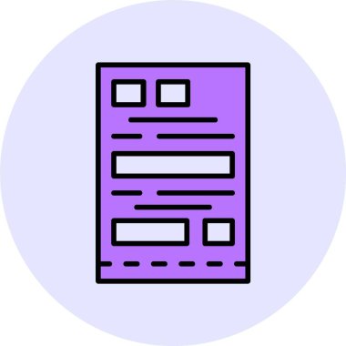 Alınan ağ simgesi, basit vektör illüstrasyonu