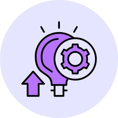 Yenilik web simgesi, basit vektör illüstrasyonu