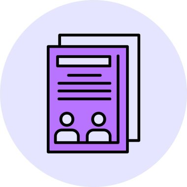 İşbirliği web simgesi, basit vektör illüstrasyonu