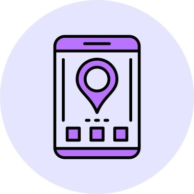 Location web icon, simple vector illustration