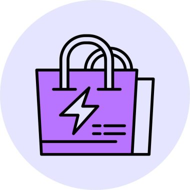 Flash Sale web simgesi, basit vektör illüstrasyonu