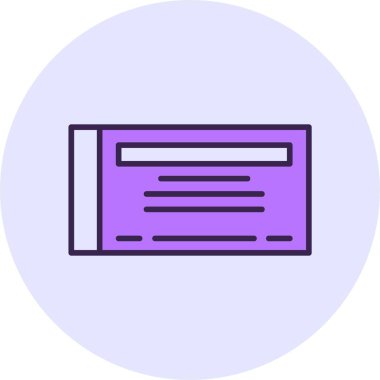 Web simgesini işaretle, basit vektör illüstrasyonuName