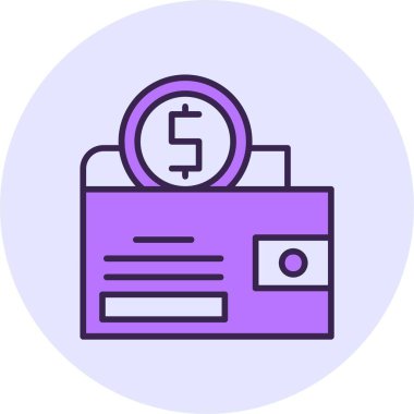 tasarruf web simgesi, basit vektör illüstrasyonu