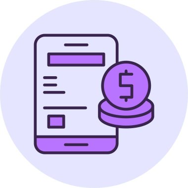 Hesap dengesi web simgesi, basit vektör illüstrasyonu