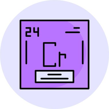 Chromium web simgesi vektör illüstrasyonu