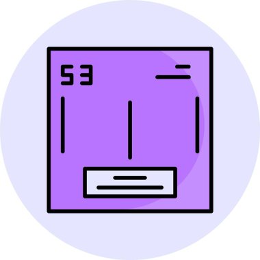 Lodine web simgesi vektör illüstrasyonu