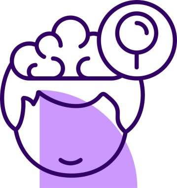 arama web simgesi, basit vektör illüstrasyonu