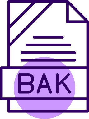 Bak web simgesi, basit vektör illüstrasyonu