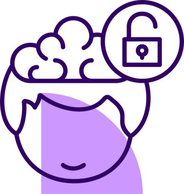 Web simgesini aç, basit vektör illüstrasyonu