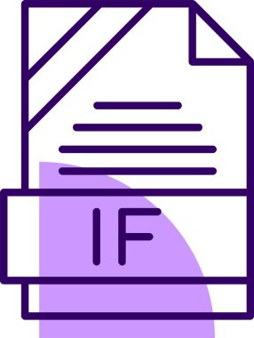 Eğer ağ simgesi, basit vektör illüstrasyonu