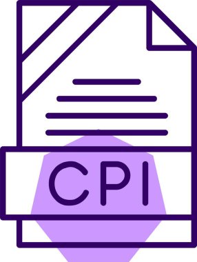 CPI web simgesi, basit vektör illüstrasyonu