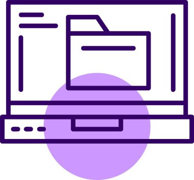 dizin web simgesi, basit vektör illüstrasyonu