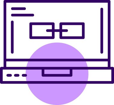 link web simgesi, basit vektör illüstrasyonu