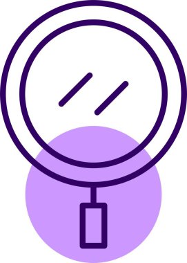 arama web simgesi, basit vektör illüstrasyonu