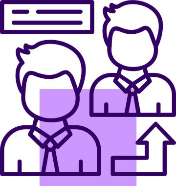 Referans web simgesi, basit vektör illüstrasyonu