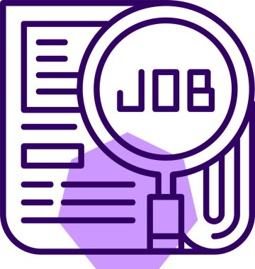 Referans web simgesi, basit vektör illüstrasyonu