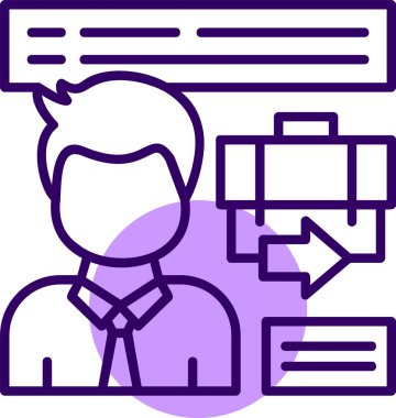 Web iş adamının vektör illüstrasyonu 