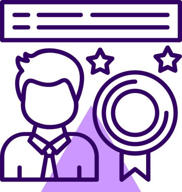 çalışan simgesi, vektör illüstrasyonu basit tasarım