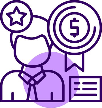 Ödül simgesi vektör illüstrasyon tasarımı